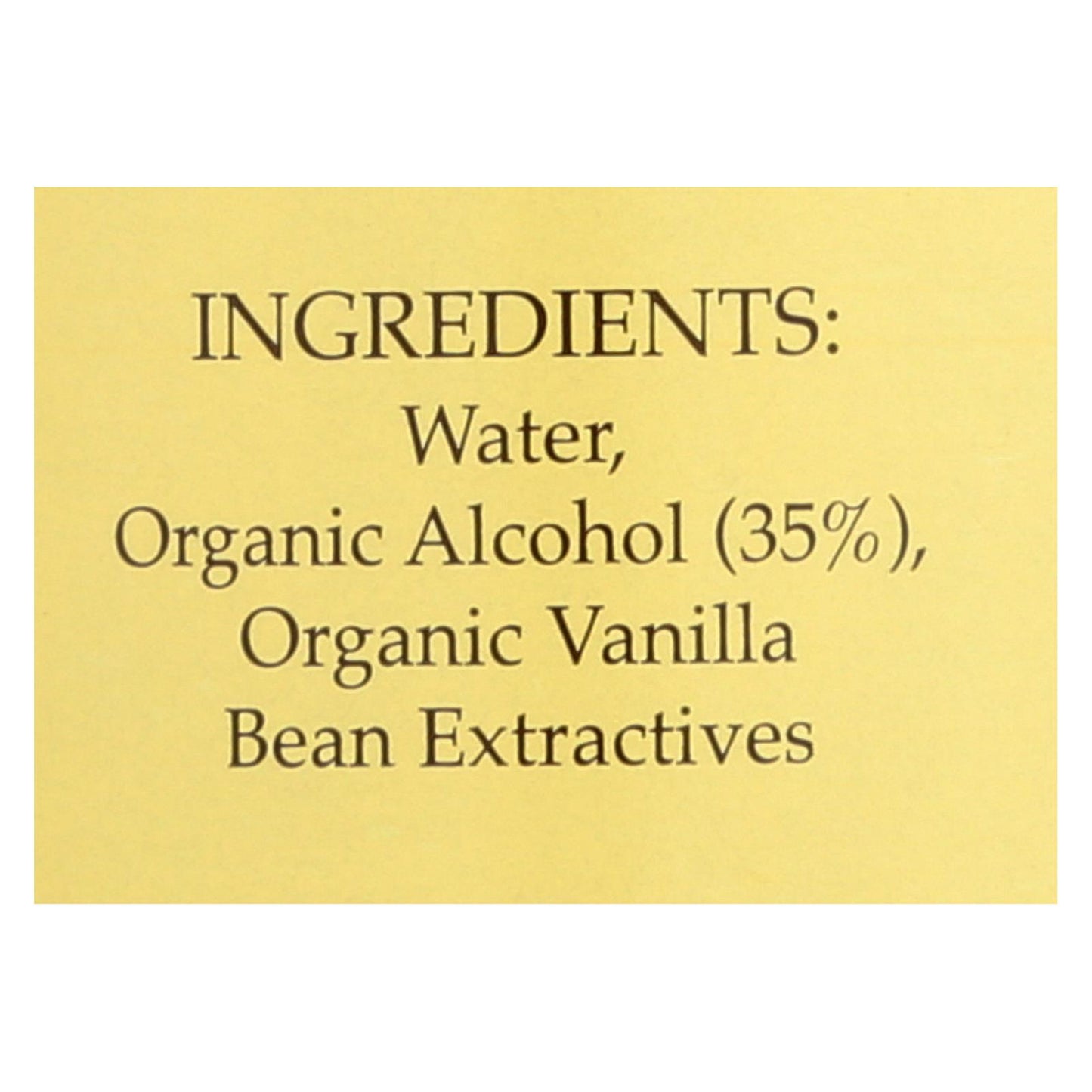 Flavorganics Organic Vanilla Extract - 8 Ounce