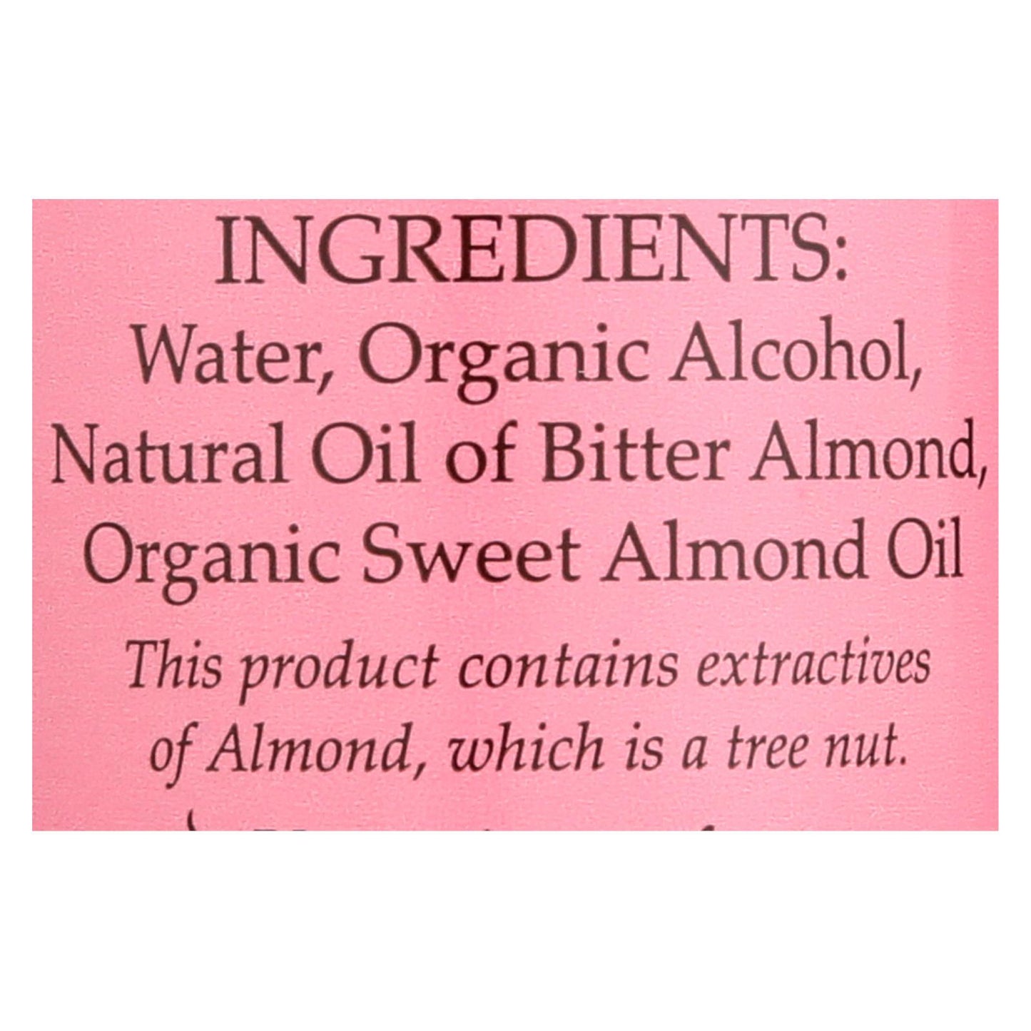 Flavorganics Extract - Organic - Almond - 2 Ounce - case of 12