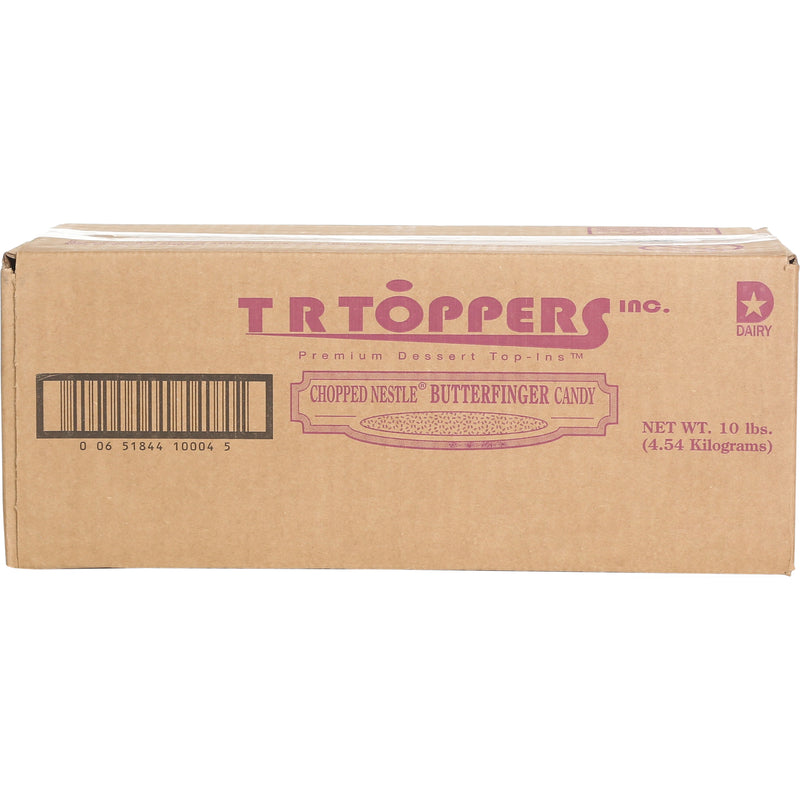 Butterfinger T.R. Toppers Nestle Chopped Candy Bar 5 Pound Each - 2 Per Case.