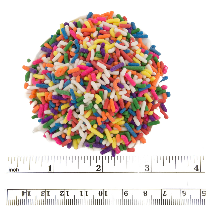 Box Rainbow Sprinkles 10 Pound Each - 1 Per Case.