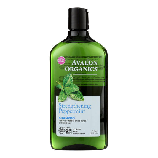 Avalon Organics Revitalizing Shampoo Peppermint Botanicals - 11 fl Ounce