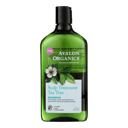 Avalon Organics Scalp Treatment Tea Tree Shampoo - 11 fl Ounce