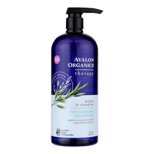 Avalon Shampoo - Organic Biotin-B Complex - 32 Ounce