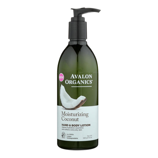 Avalon Hand & Body Lotion - Moisturizing Coconut - 12 fl Ounce