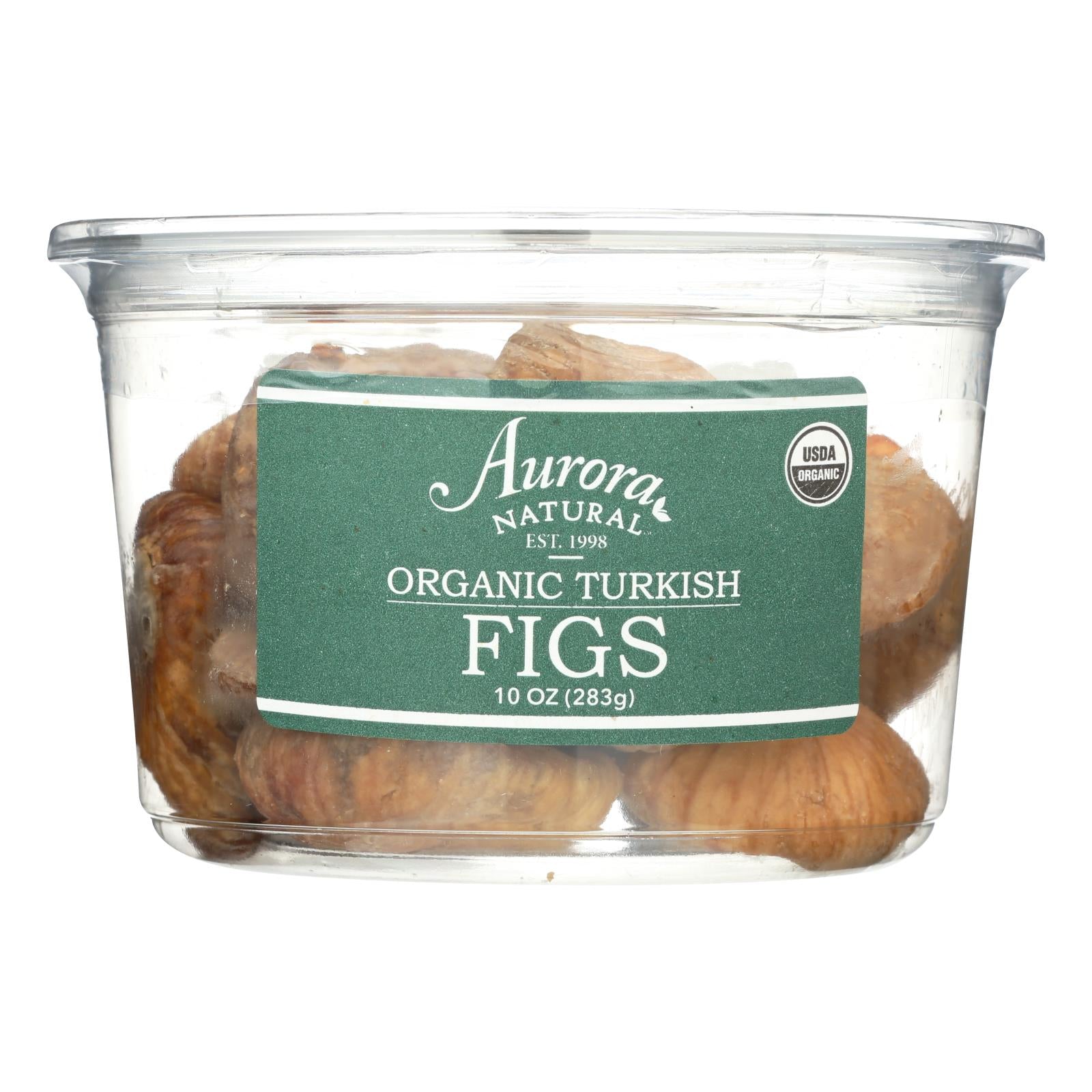 Aurora Natural Products - Organic Turkish Figs - Case of 12 - 10 Ounce.
