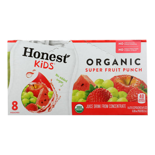 Honest Kids Honest Kids Super Fruit Punch - Fruit Punch - Case of 4 - 6.75 Fl Ounce.