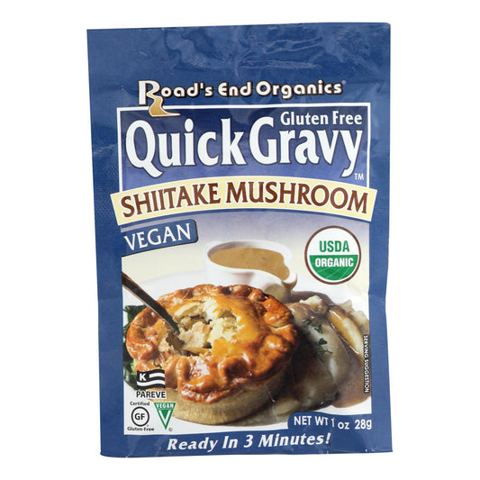 Road's End Organics Gravy Mix - Organic - Shiitake Mushroom - 1 Ounce - Case of 12