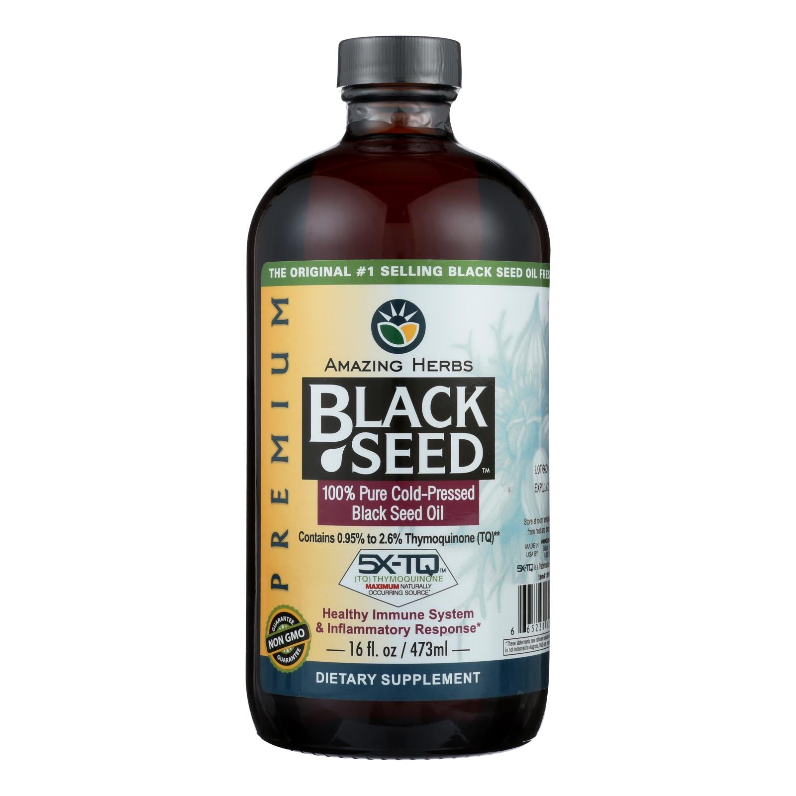 Black Seed - Black Seed Oil Premium - 1 Each - 16 Fluid Ounce