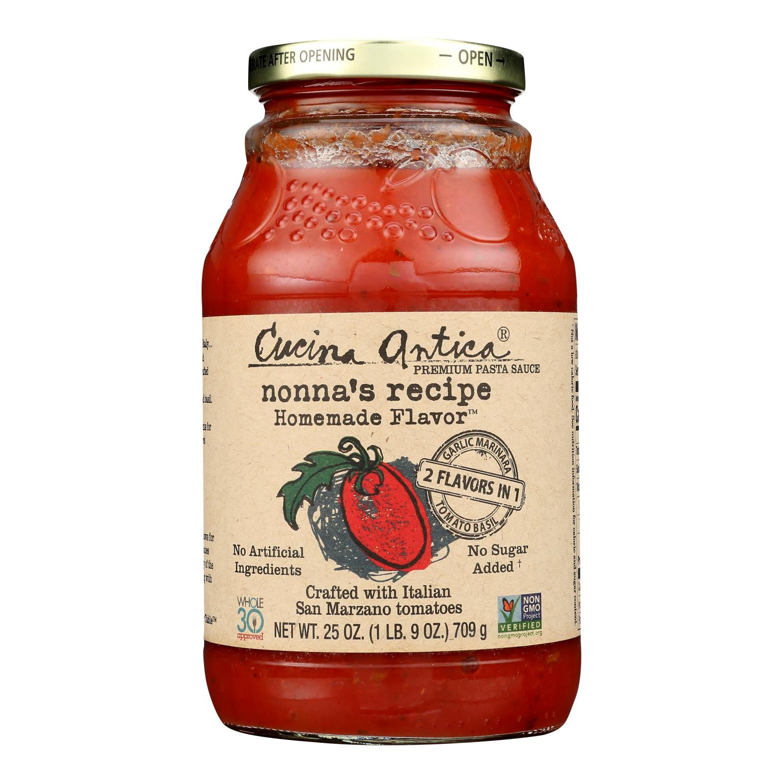 Cucina Antica - Sauce Nonna Recipe Home - Case of 12-25 Ounce