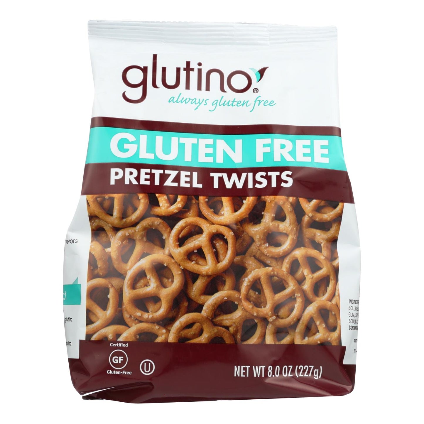 Glutino Pretzel Twists - Case of 12 - 8 Ounce.