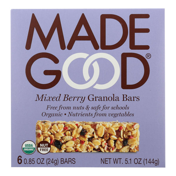 Made Good Granola Bar - Mixed Berry - Case of 6 - 5 Ounce.