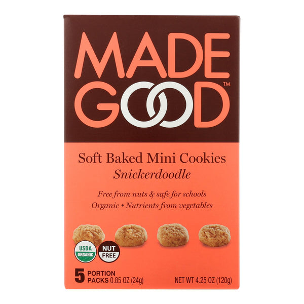 Made Good - Cookies Soft Mini Snickerdoodle - Case of 6 - 4.25 Ounce