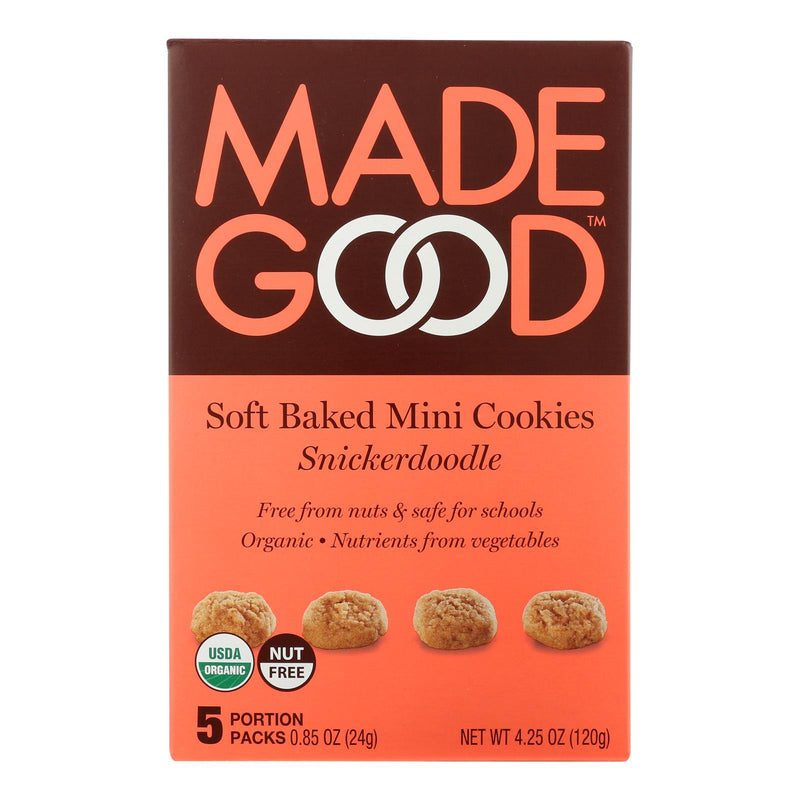 Made Good - Cookies Soft Mini Snickerdoodle - Case of 6 - 4.25 Ounce