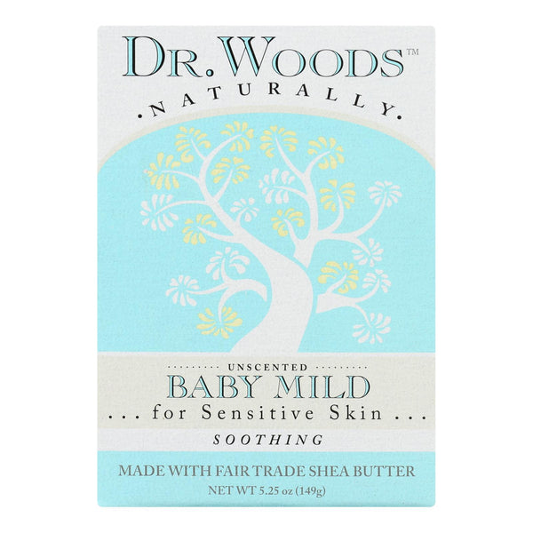 Dr. Woods Bar Soap Baby Mild Unscented - 5.25 Ounce