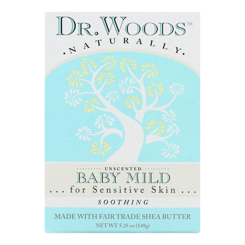 Dr. Woods Bar Soap Baby Mild Unscented - 5.25 Ounce