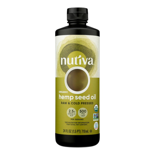 Nutiva Hemp Oil, Cold-Pressed  - 1 Each - 24 Fluid Ounce