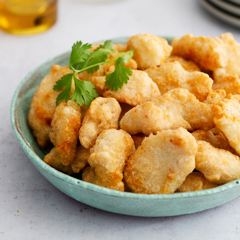 Tempura Battered Chicken Breast 2 Pound Each - 6 Per Case.