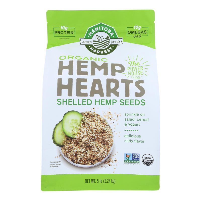 Manitoba Harvest Hemp Hearts - Organic - Shelled - 5 lb - 1 each