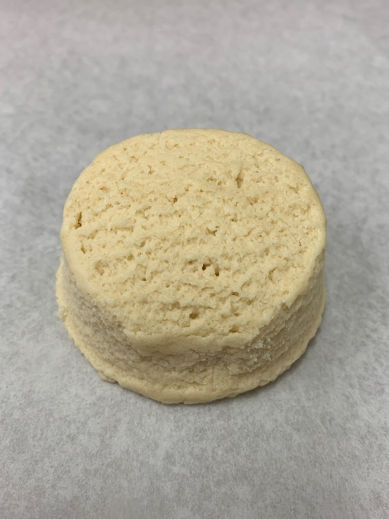 Aphrodite Divine Confections Sugar Cookie Dough Puck 2 Ounce Size - 84 Per Case.