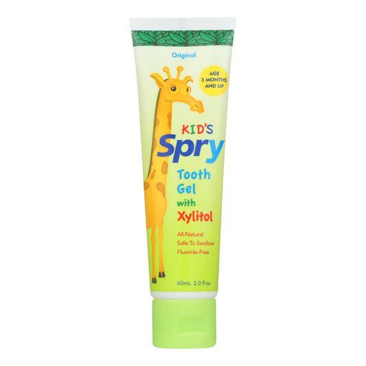 Spry Xylitol Tooth Gel - Original - 2 Fl Ounce.