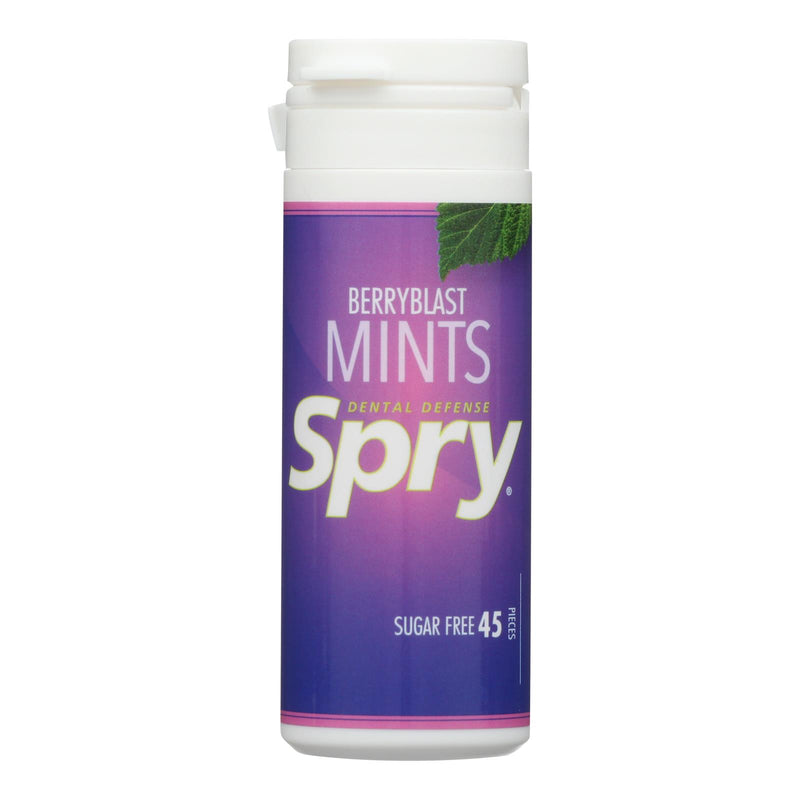 Spry Xylitol Mints - Peppermint - Case of 6 - 45 Count