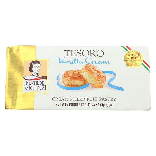 Vicenzi Tesoro Vanilla Cream - Case of 8 - 4.41 Ounce