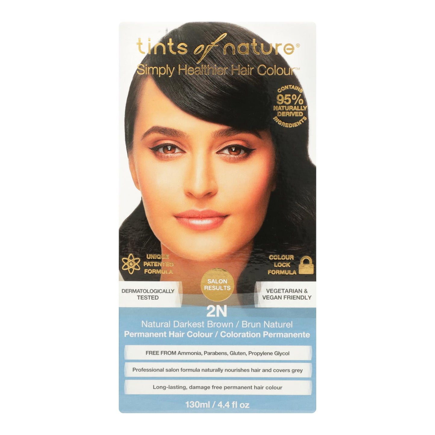 Tints Of Nature 2N Darkest Brown Hair Color  - 1 Each - 4.4 Fluid Ounce