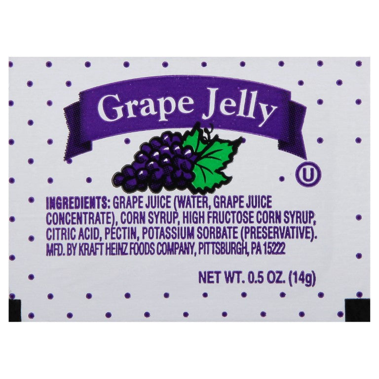 PPI Single Serve Assortment 12 Jelly & Jam 0.5 Ounce Cups 200 Per Case