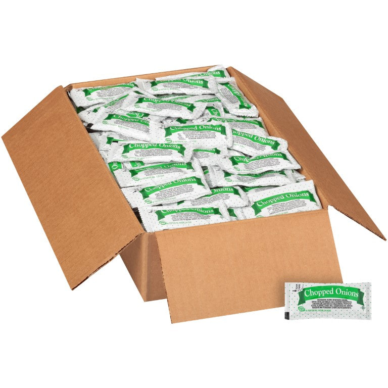 Portion Pac Single Serve Chopped Onion 9 Gram Packets 200 Per Case