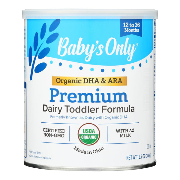 Babys Only Organic Toddler Formula - Organic - Dairy - DHA and ARA - 12.7 Ounce - case of 6