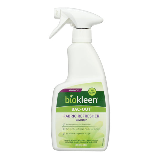 Biokleen Bac-Out Fresh Natural Fabric Refresher - Lavender - Case of 6 - 16 Ounce