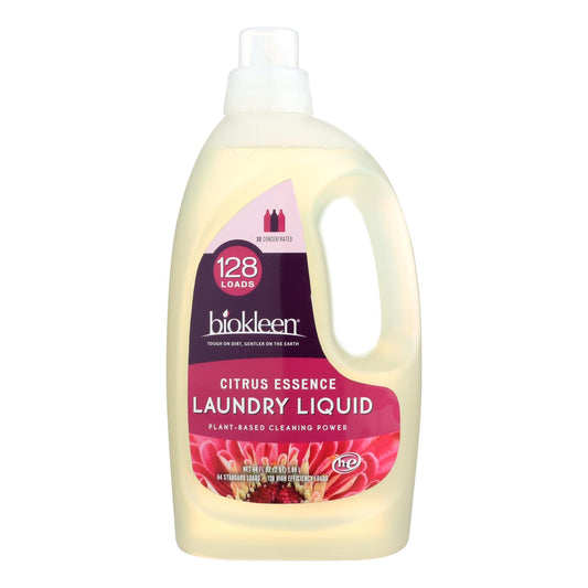 Biokleen Laundry Detergent - Citrus - Case of 6 - 64 Fl Ounce.