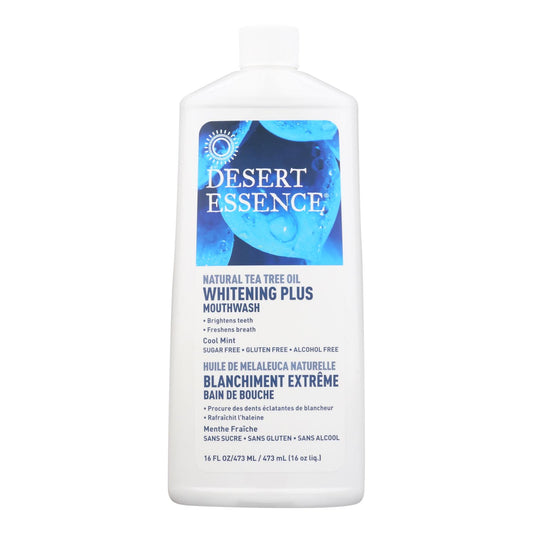 Desert Essence - Mouthwash - Tea Tree Whitening Mint - 16 fl Ounce