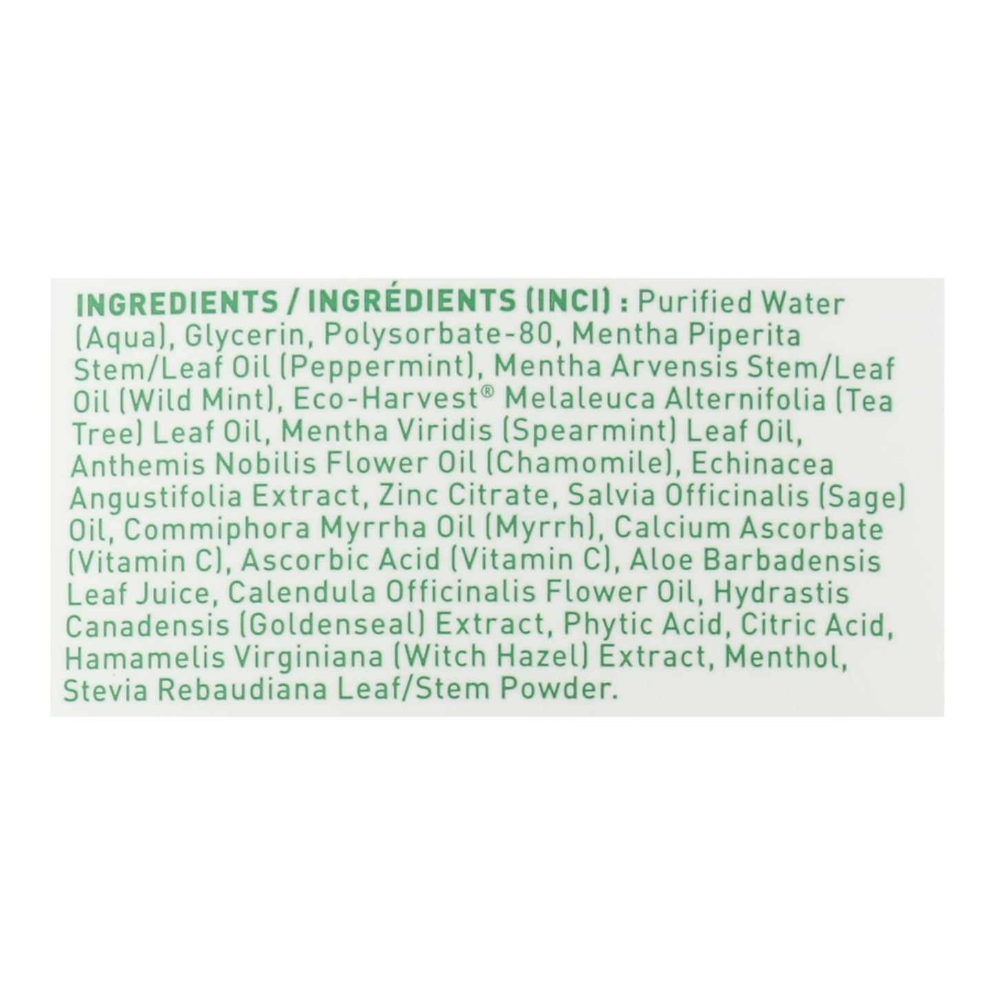 Desert Essence - Mouthwash - Tea Tree U/Care Mint - 16 fl Ounce