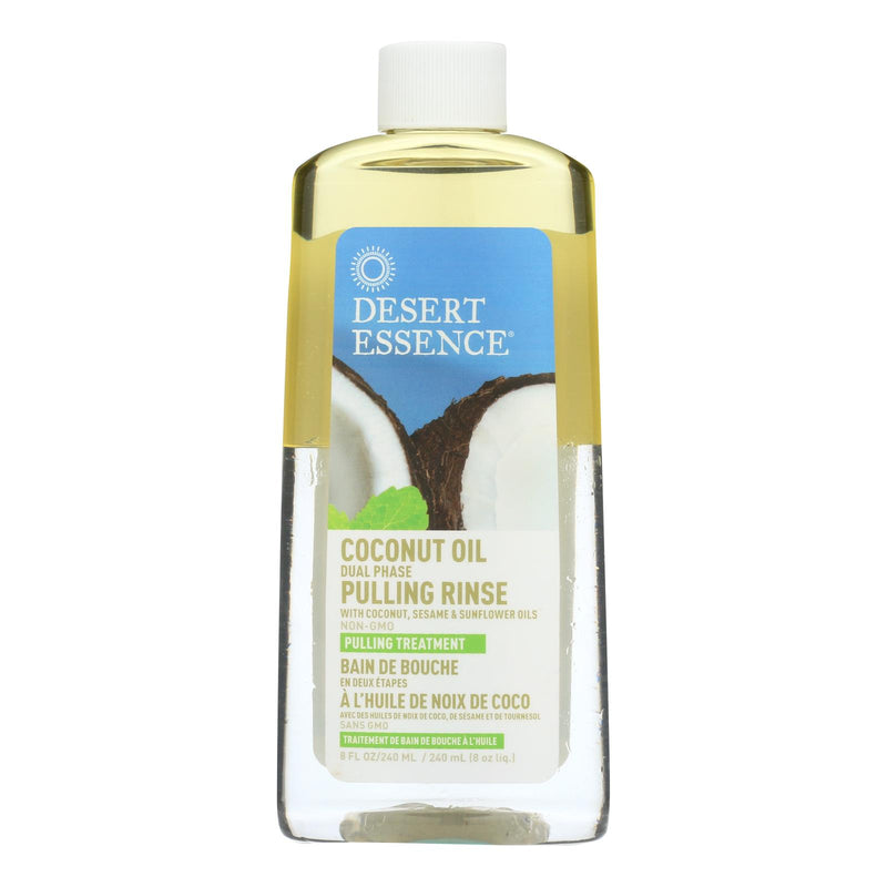 Desert Essence - Pulling Rinse with Coconut Sesame and Sunflower Oils - 8 fl Ounce