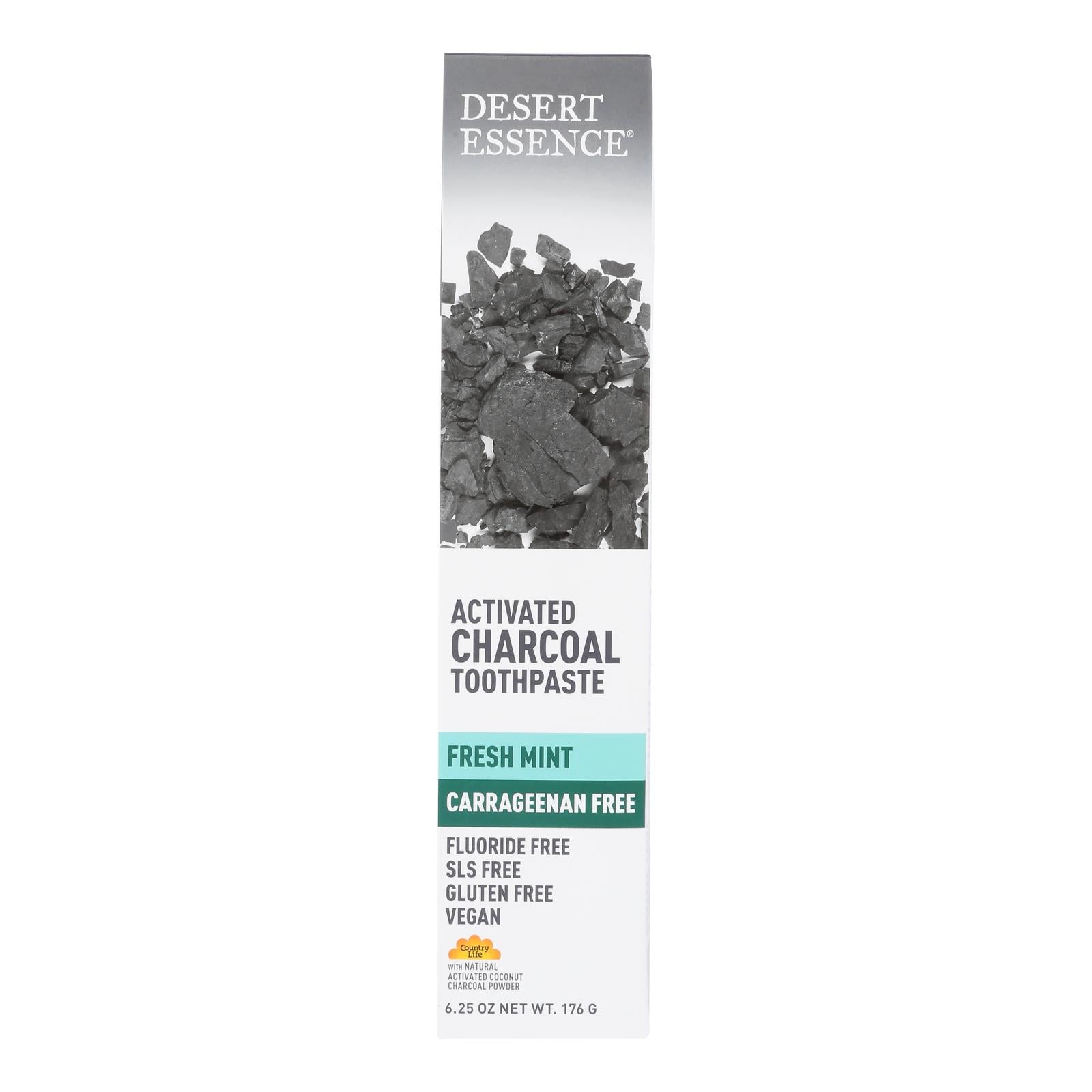 Desert Essence - Tthpst Actvtd Chrcoal Cf - 6.25 Ounce