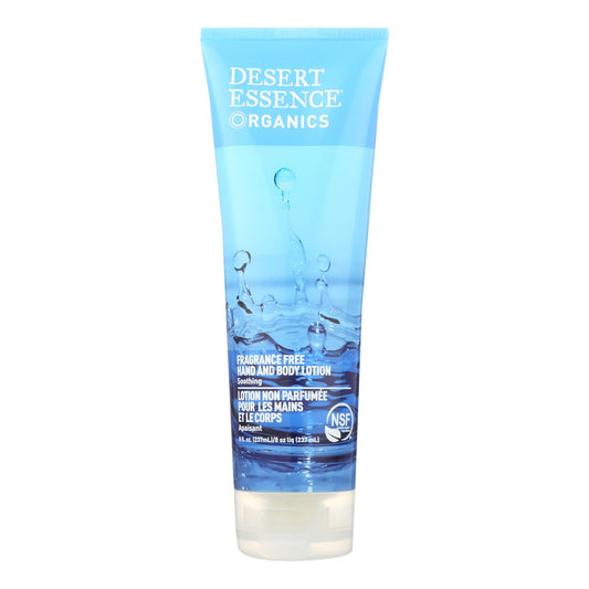 Desert Essence - Pure Hand and Body Lotion Unscented - 8 fl Ounce