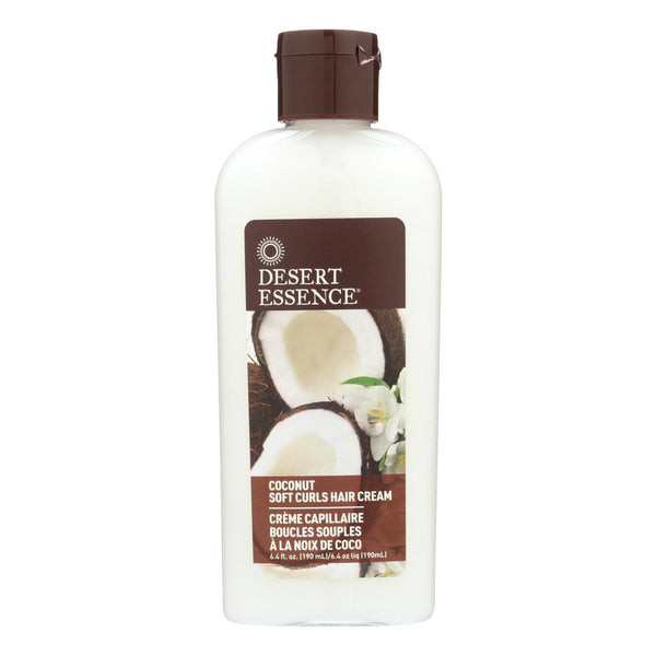 Desert Essence - Soft Curls Hair Cream Coconut - 6.4 fl Ounce