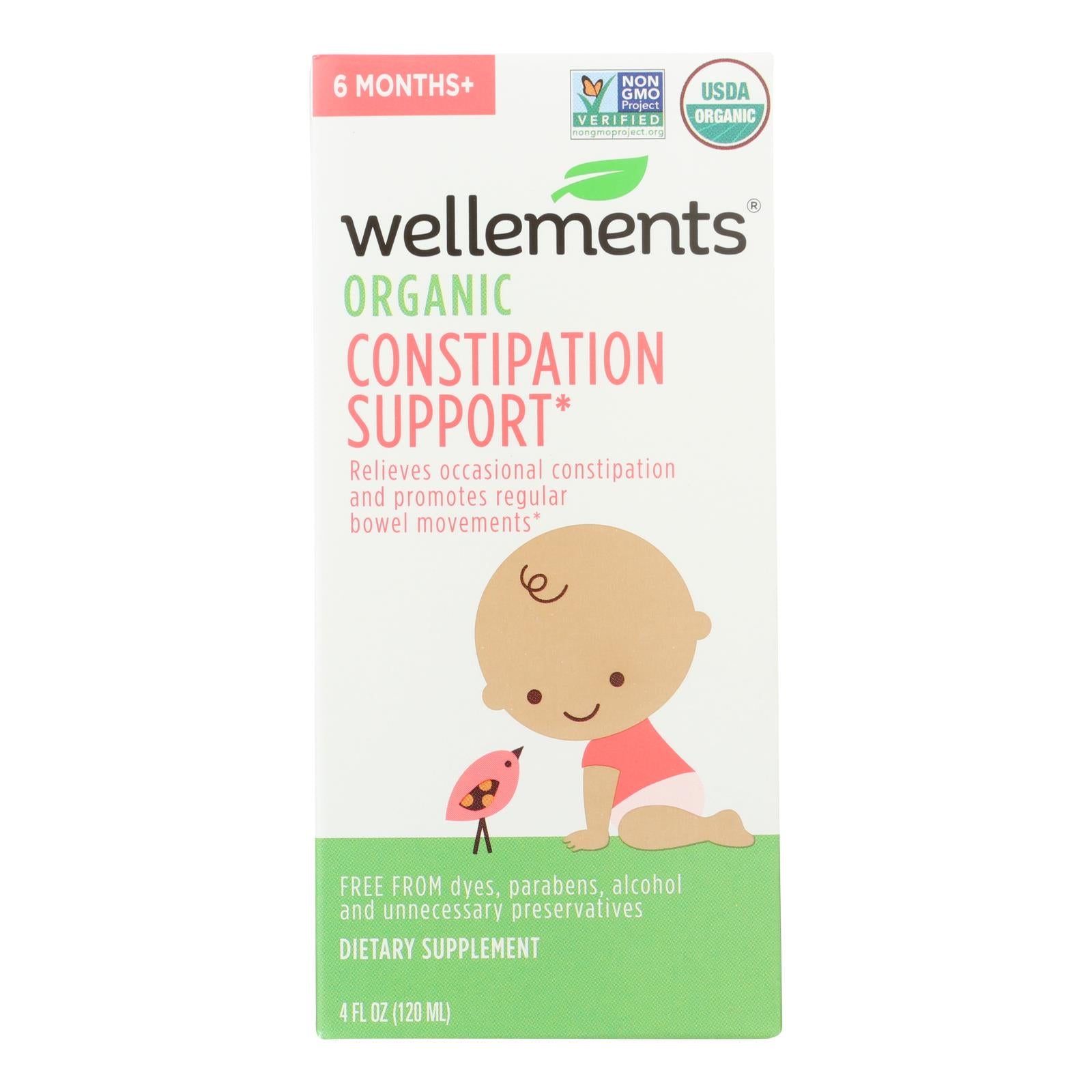 Wellements - SuppConstipation Sup - Each of 1-4 Fluid Ounce