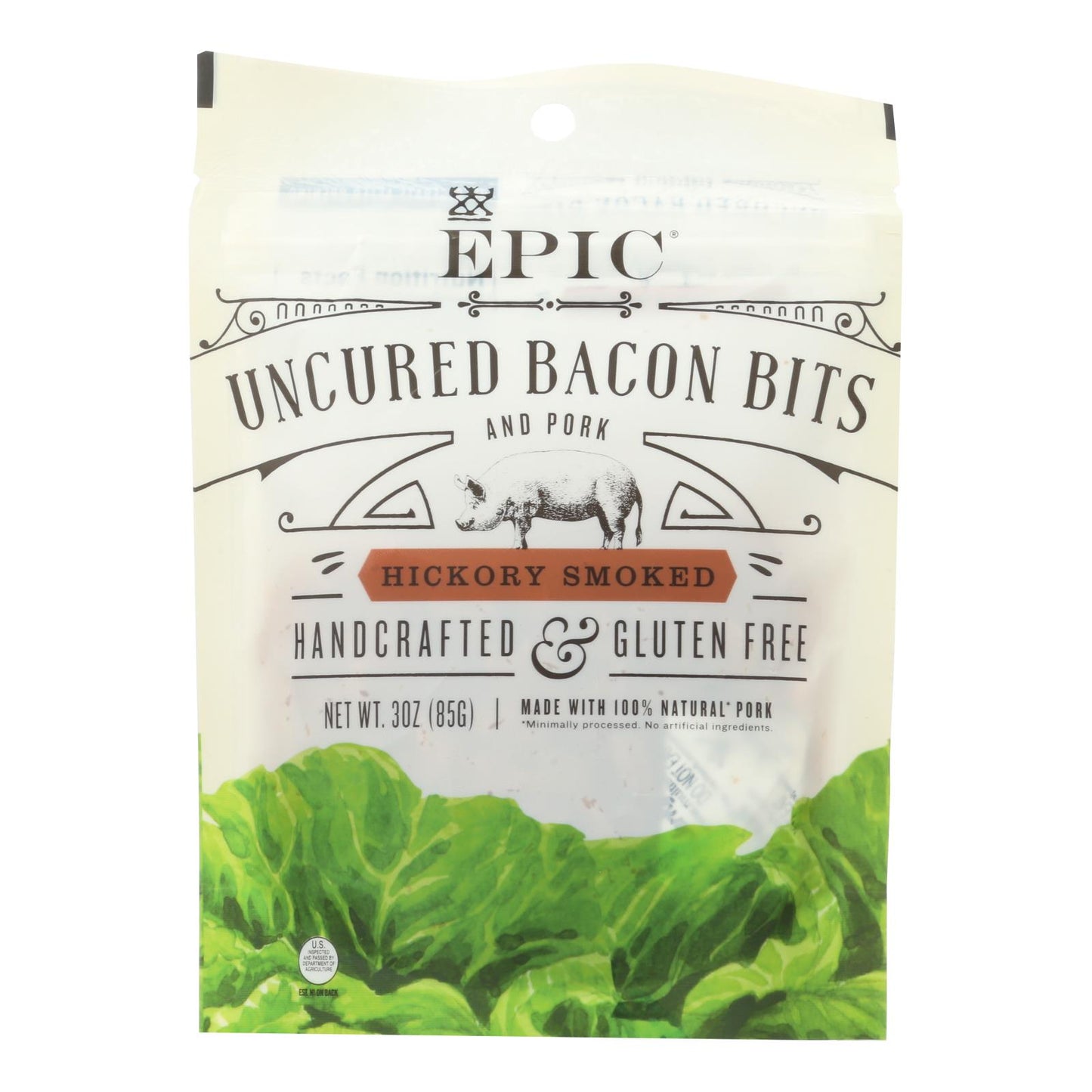 Epic - Bites - Bacon - Hickory Smoked - Case of 10 - 3 Ounce