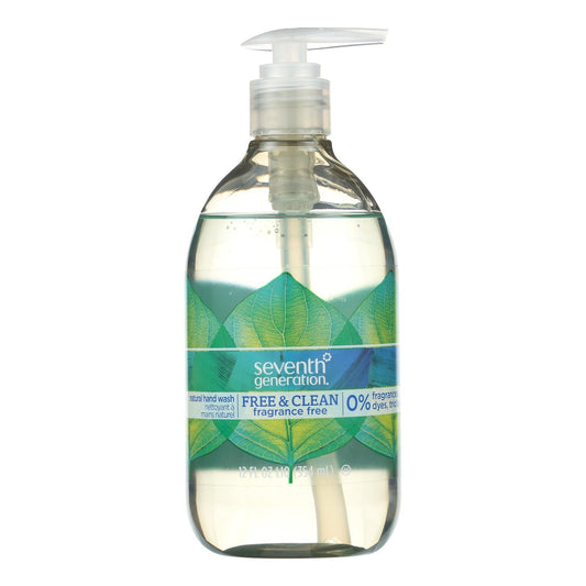 Seventh Generation Hand Wash - Natural - Free Cln Unsc - 12 fl Ounce - 1 Case