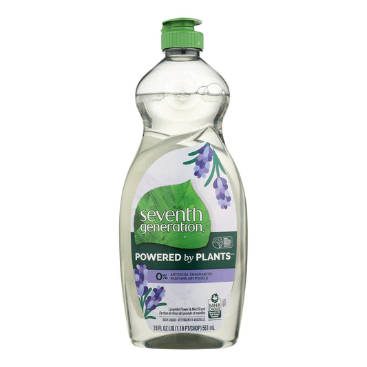 Seventh Generation - Dish Liquid Lavender Mint - Case of 6-19 Fluid Ounce