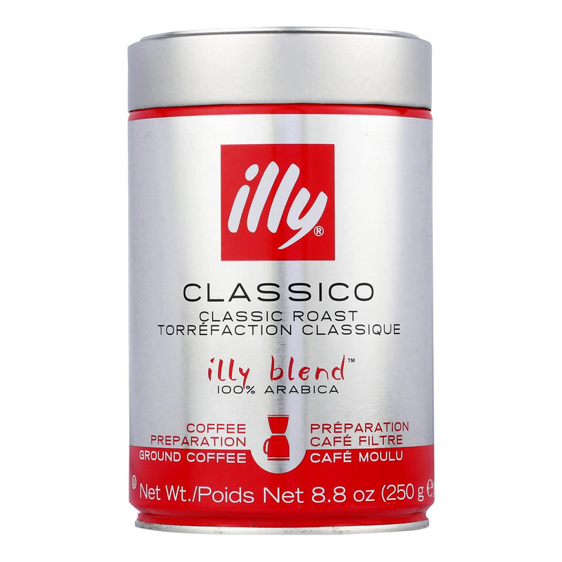 Illy Caffe Coffee Coffee - Espresso - Ground - Medium Roast - 8.8 Ounce - case of 6