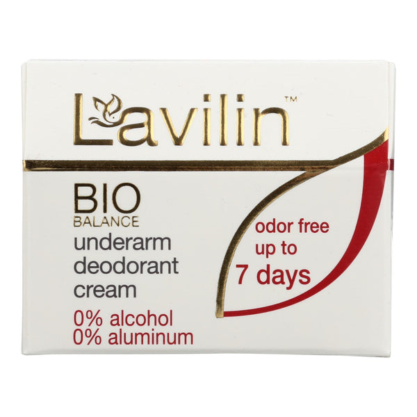 Lavilin Deodorant - Bio Balance - Underarm - Cream - 2.1 Ounce