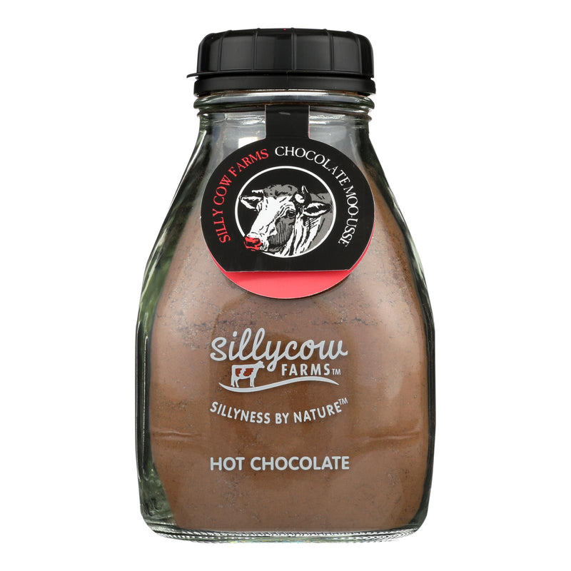 Silly Cow Farms Hot Chocolate - Moo-Usse - Case of 6 - 16.9 Ounce.