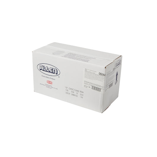 Allen Rich's Allen Cake Chocolate 10 Inch, 20.5 Ounces- 12 Per Case.
