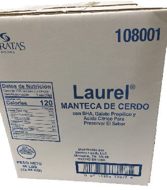 Laurel Lard 50 Pound Each - 1 Per Case.