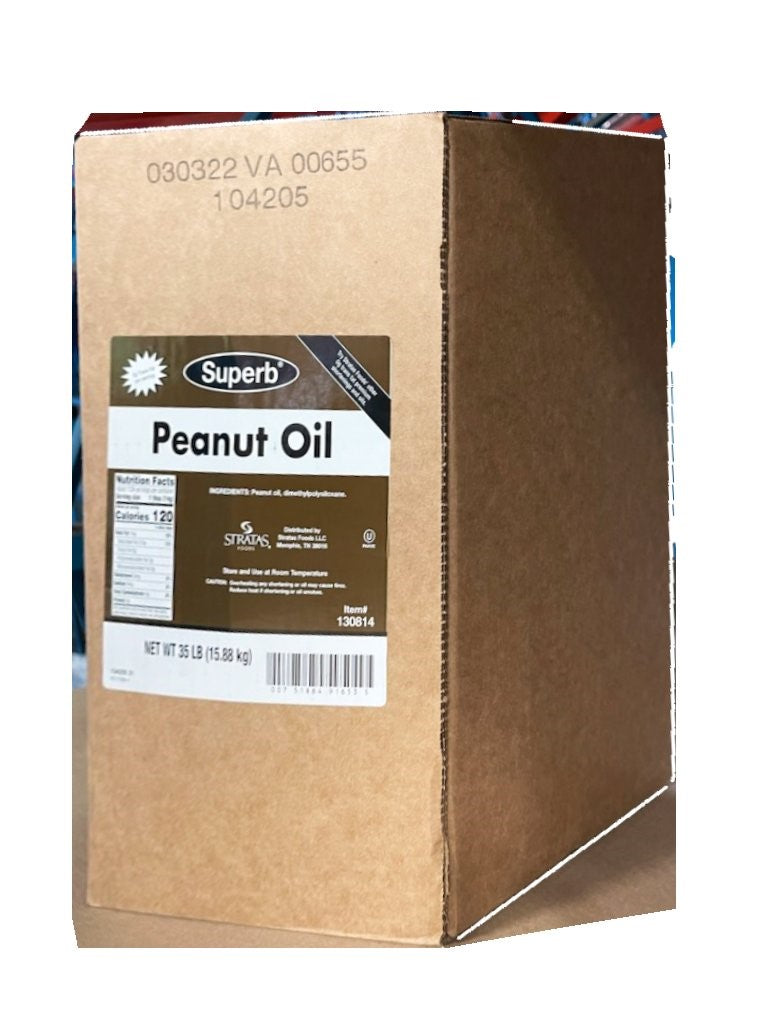 Superb Peanut Oil 35 Pound Each - 1 Per Case.