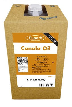 Superb Canola Salad Oil 35 Pound Each - 1 Per Case.