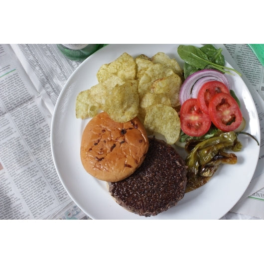 Beef Grass Fed Patties Round 1 Pound Each - 10 Per Case.